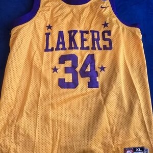Nike Lakers Yellow Jersey